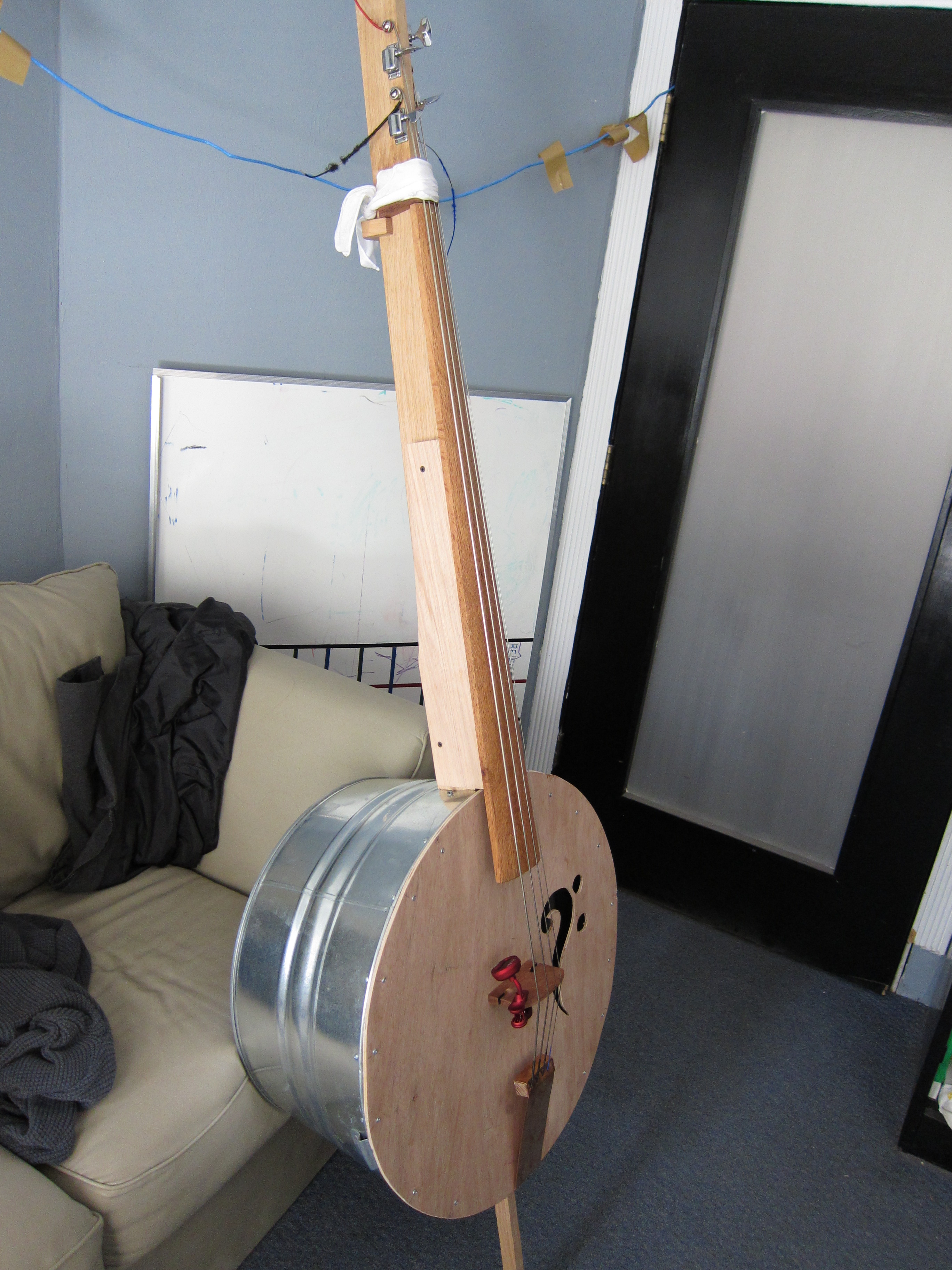 My Finished Washtub Bass The Tyndalls